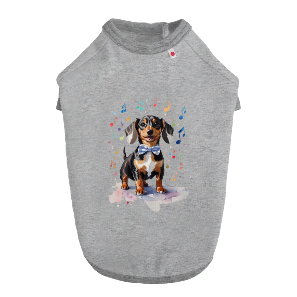 WellShopのMUSIC TOBBY Dog T-shirt