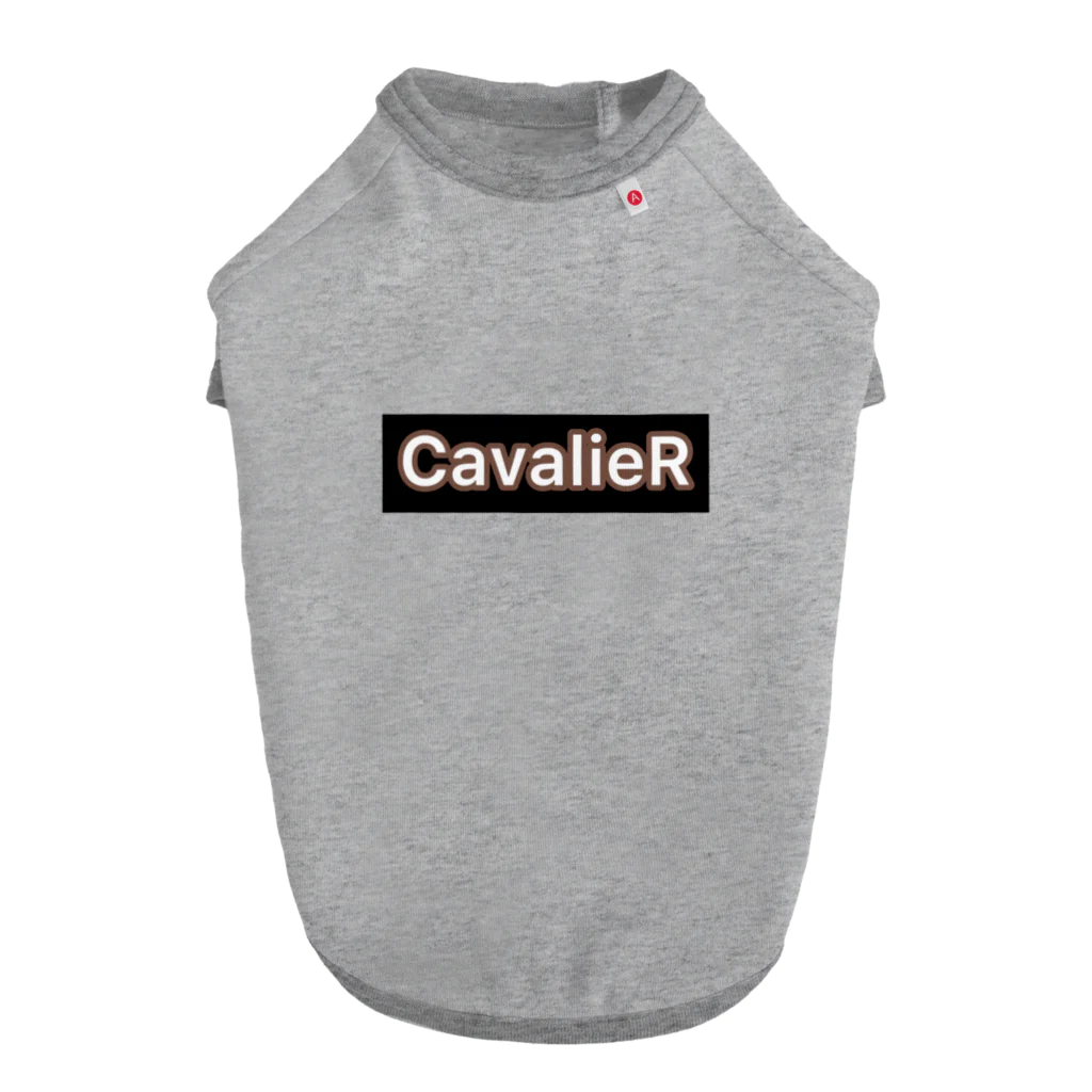 CavalieR【キャバリアール】のCavalieR ボックスロゴ (トライカラー) ドッグTシャツ