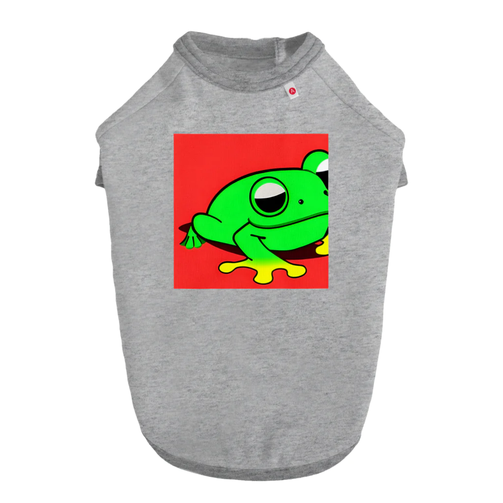 ジャス　ミンのカエル🐸帰る Dog T-shirt