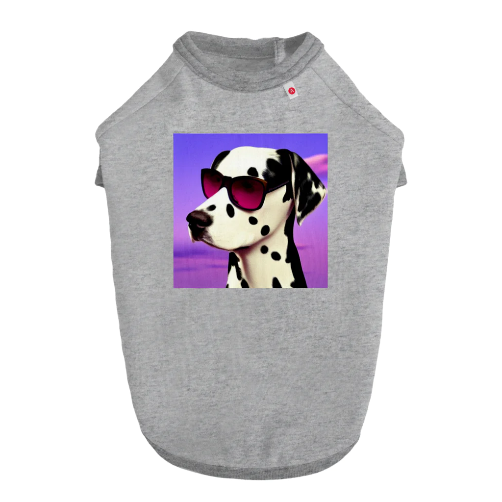 miekoriのsunglasses dog Dog T-shirt