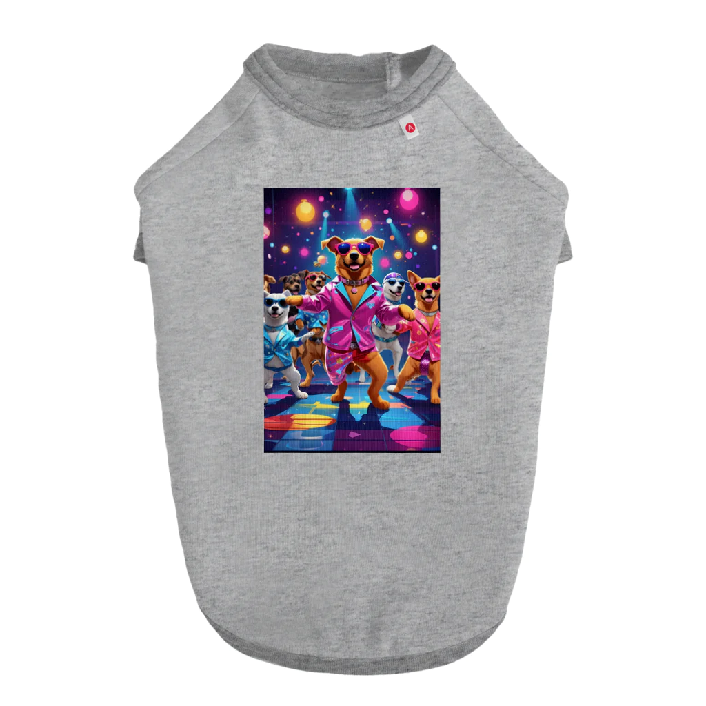 jrjrjrのドッグ・ダンシング・ディスコ Dog T-shirt