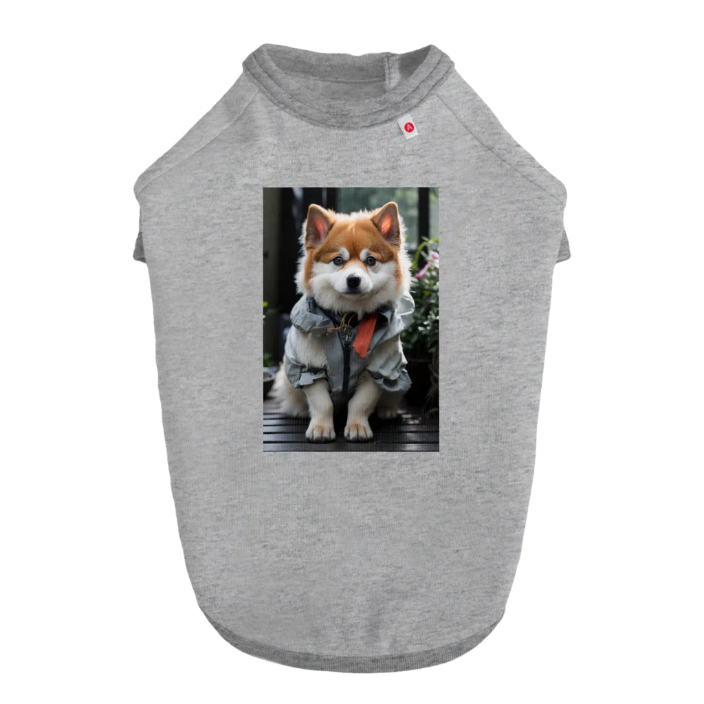 TATAKUKUのおしゃれな犬 Dog T-shirt