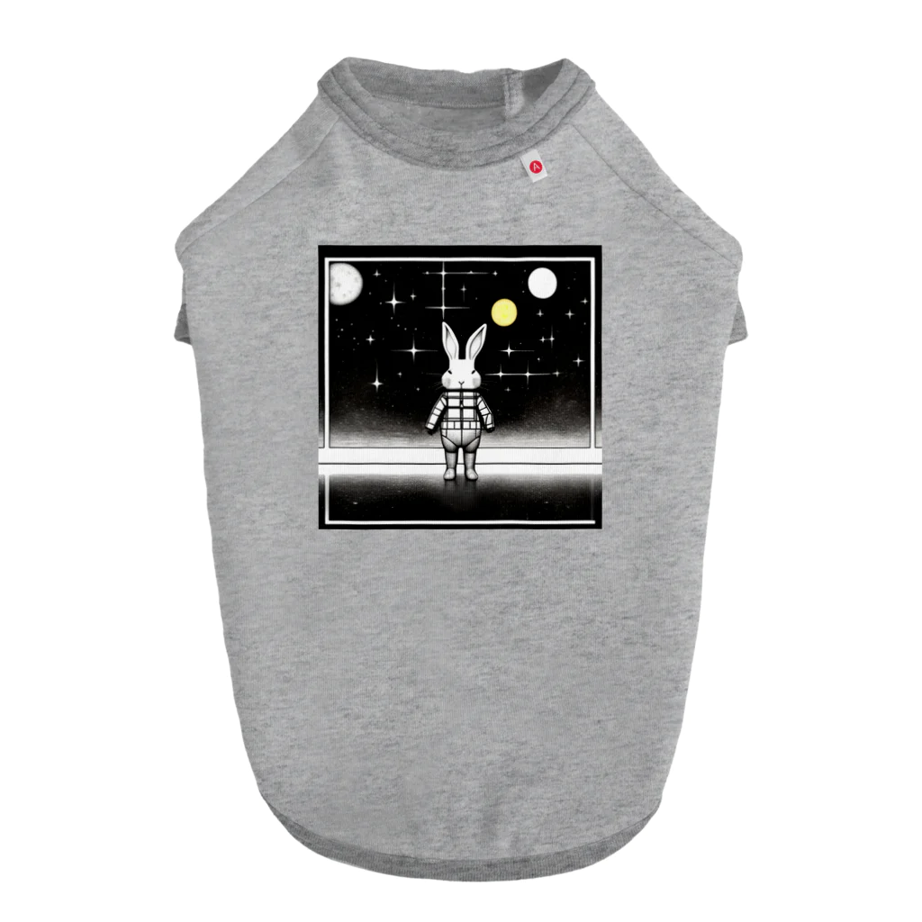 kota.の宇宙のうさぎ ドッグTシャツ