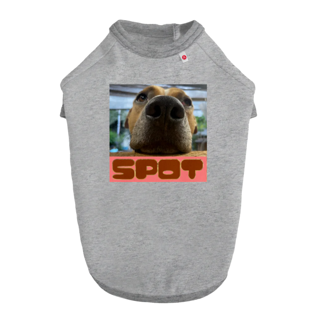 UDKshopのアメリカンピットブルのスポット君のグッズ Dog T-shirt