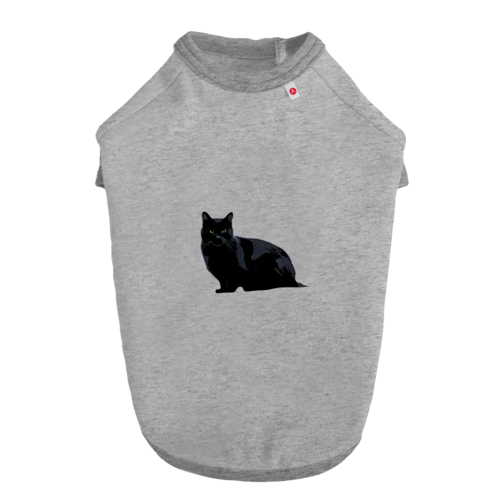 レイチェルの黒猫 ドッグTシャツ