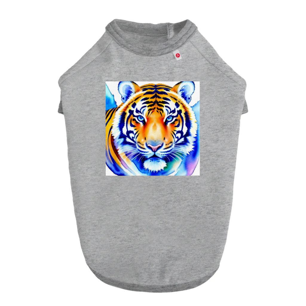 ZUKASAMAのワイルドな虎🐯 ドッグTシャツ