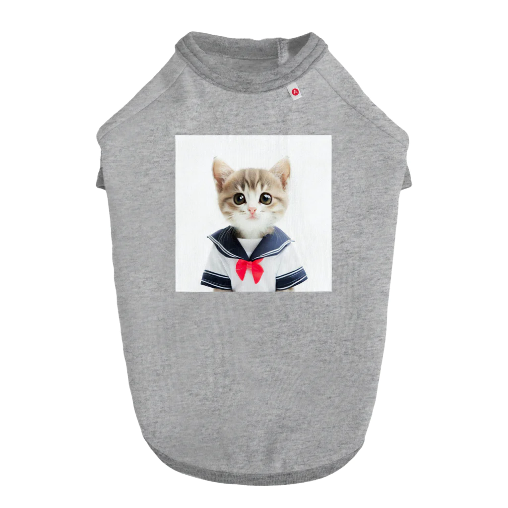 dogsandcatsのセーラーキャット Dog T-shirt