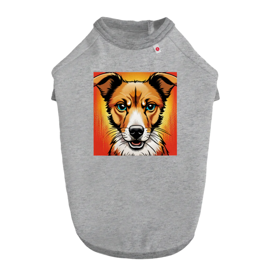 KURISANの可愛い犬です。 ドッグTシャツ