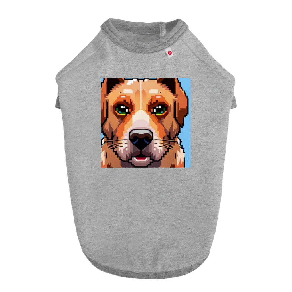 getprizeのドット絵の犬 ドッグTシャツ