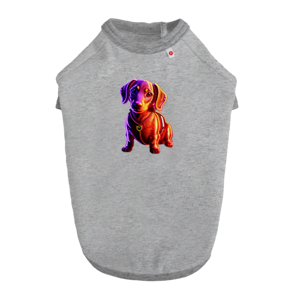 MaKenEekaRaのネオンダックス Dog T-shirt