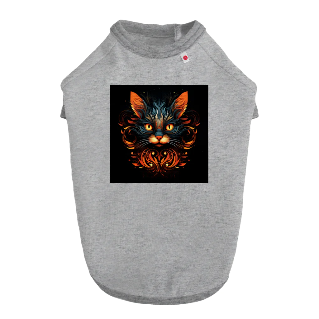 milkeのKit cat ドッグTシャツ
