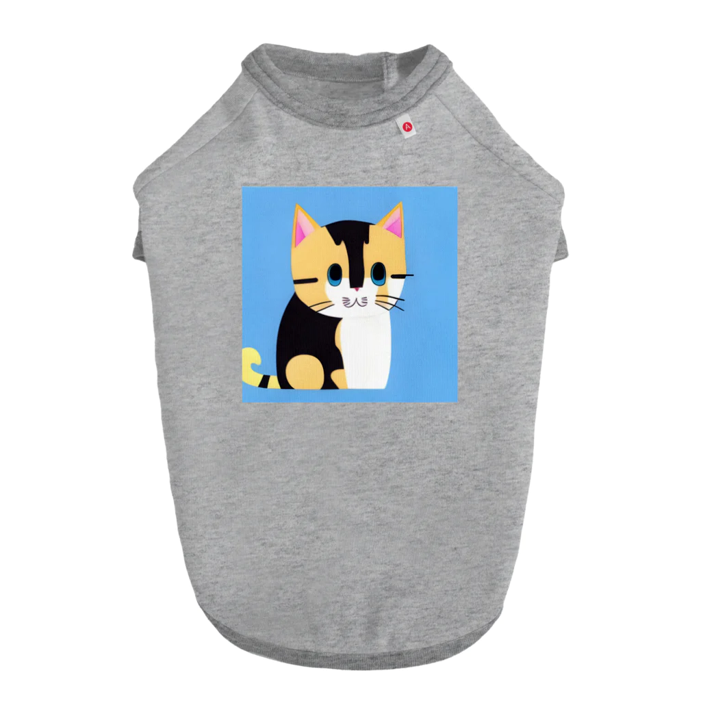 Saltblastの三毛猫のミケ子 Dog T-shirt
