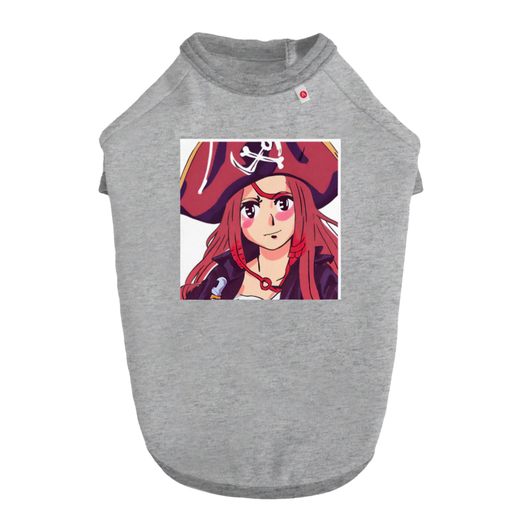 henreの海賊の少女 ドッグTシャツ