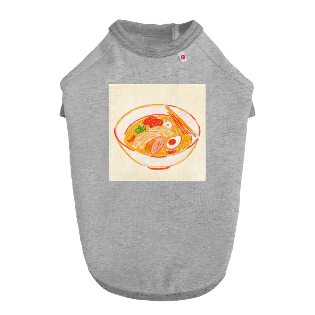 N氏のデザイン倉庫(Mr. N's Design Warehouse)の昭和のラーメン ドッグTシャツ