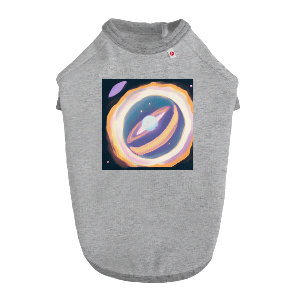 Ruru100のGALAXY Dog T-shirt