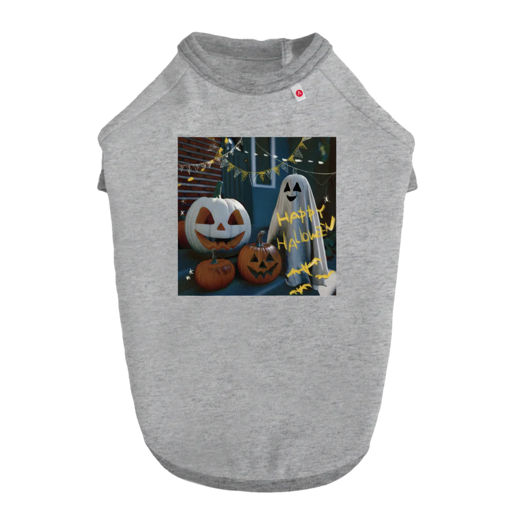 いらすとグッズのハッピーハロウィン Dog T-shirt