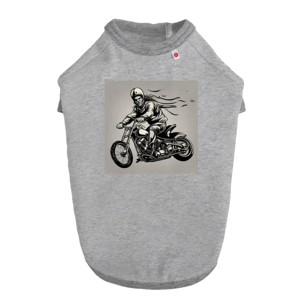 oi_0806のバイクチョッパー走ってる姿渋い Dog T-shirt