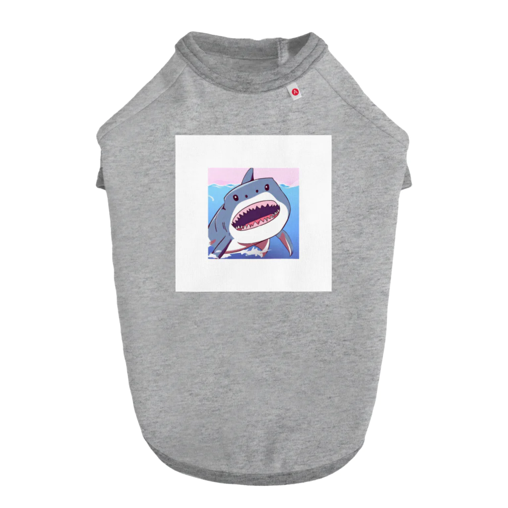 マルタツのhai？shark Dog T-shirt