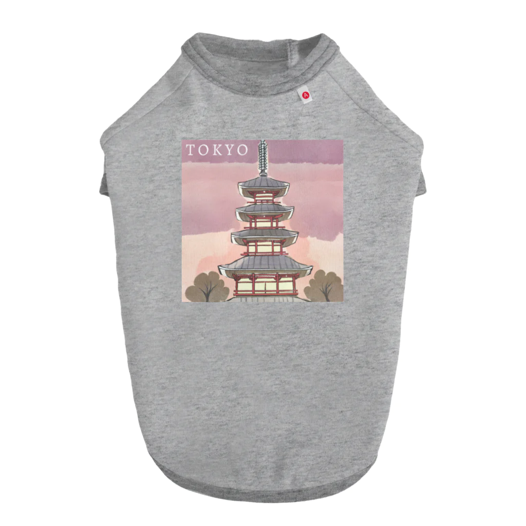 Japanの東京_03 ドッグTシャツ