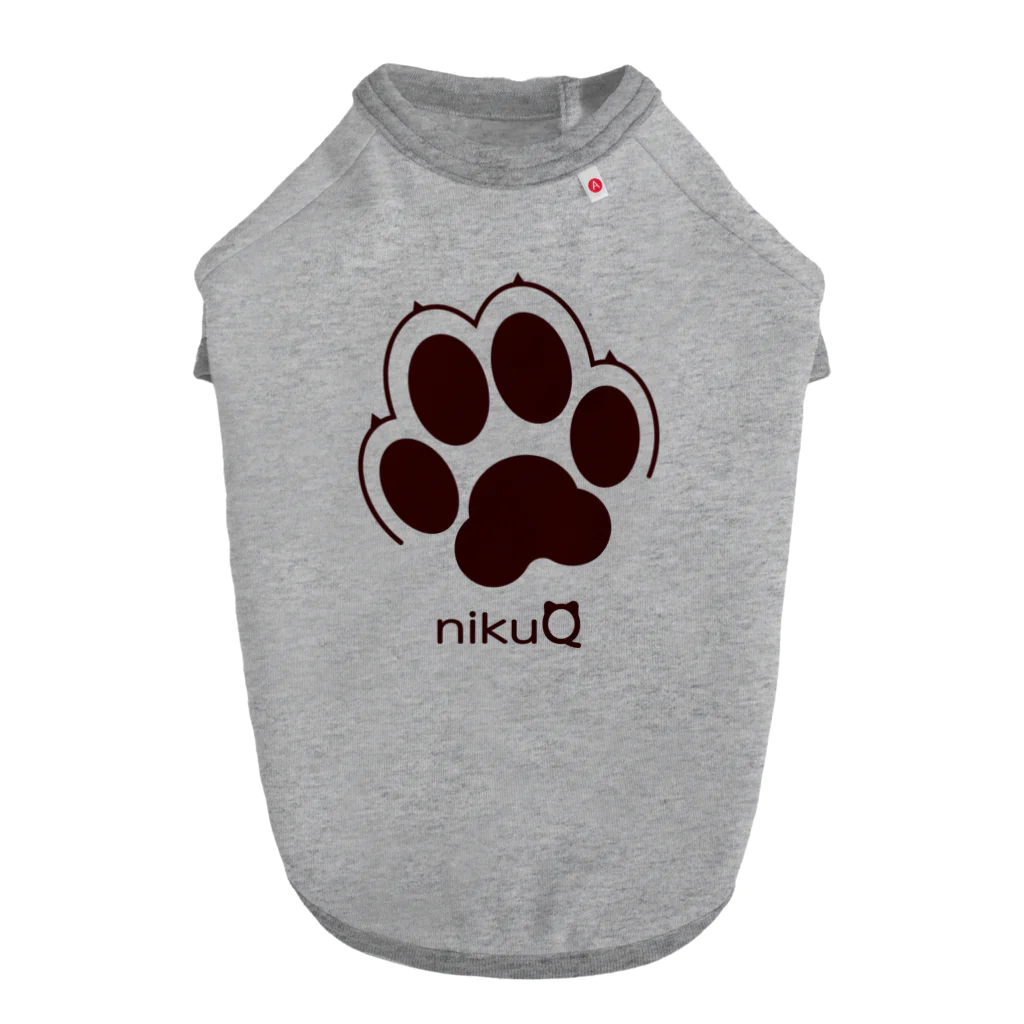 WebArtsの肉球をモチーフにしたオリジナルブランド「nikuQ」（犬タイプ）です ドッグTシャツ