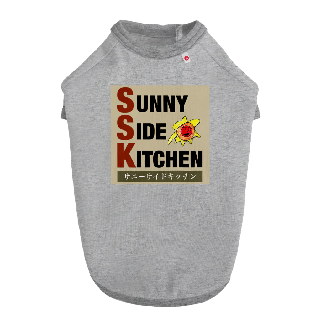 yokayokasのSUNNY SIDE KITCHEN ドッグTシャツ