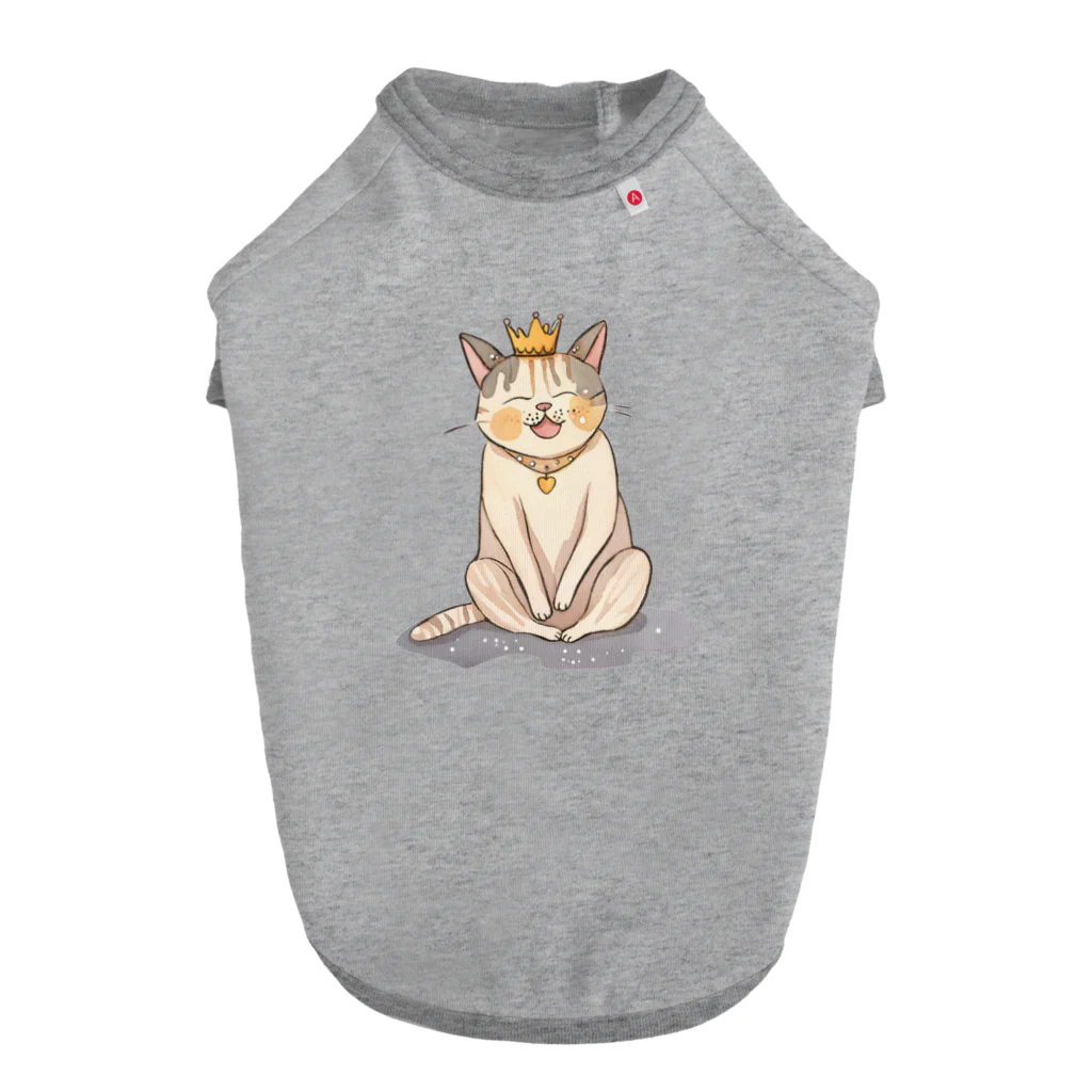 Mystery Cat Worldの王冠ミスティネコ Dog T-shirt