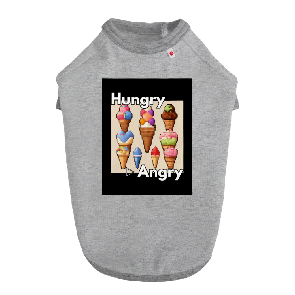 hAngryの【アイスクリーム】hAngry ドッグTシャツ