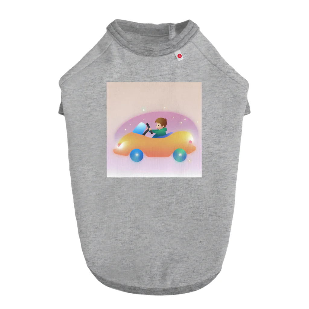 pikkekunのGo!Go!Car! Dog T-shirt