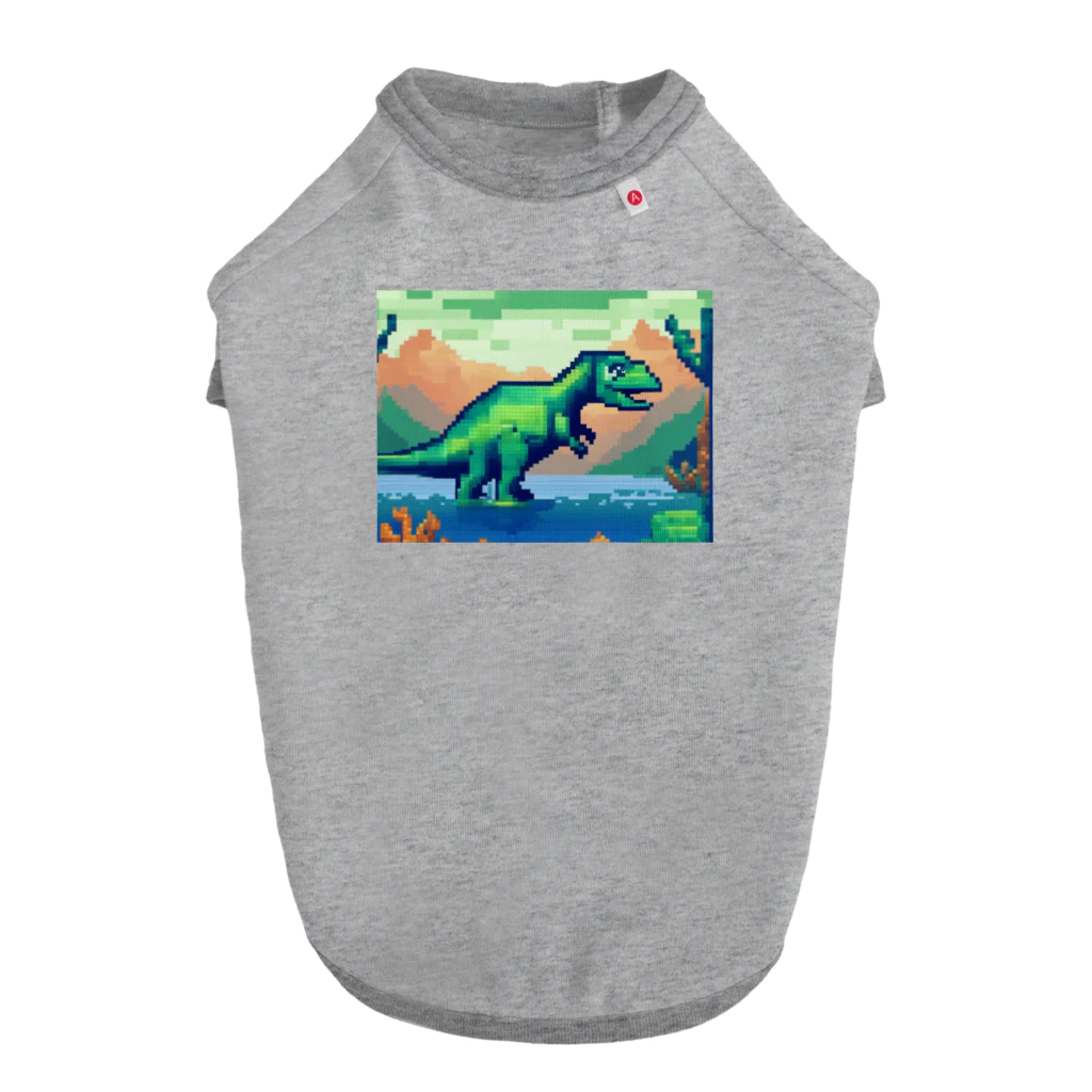 iikyanの恐竜58　ネプチュノサウルス Dog T-shirt