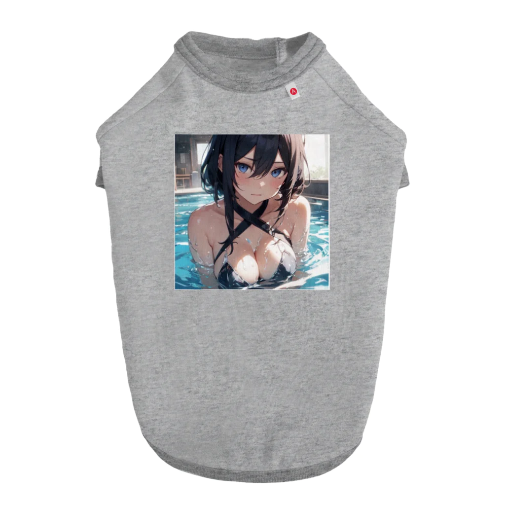 neko_28のセクシー水着のお姉さん1 Dog T-shirt