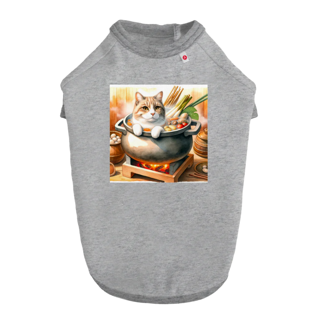 ROCKSWEBのねこにおでん Dog T-shirt