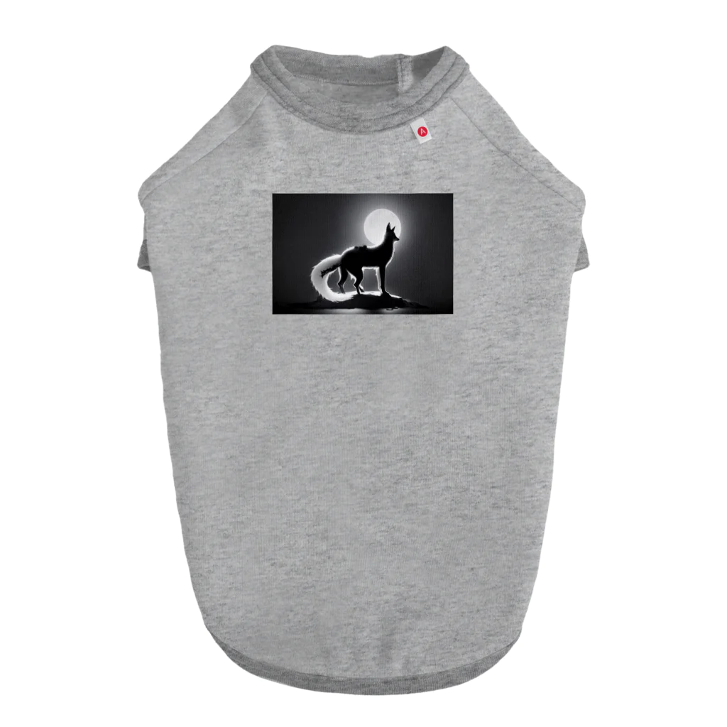 ZZRR12のかっこいい白狐 Dog T-shirt