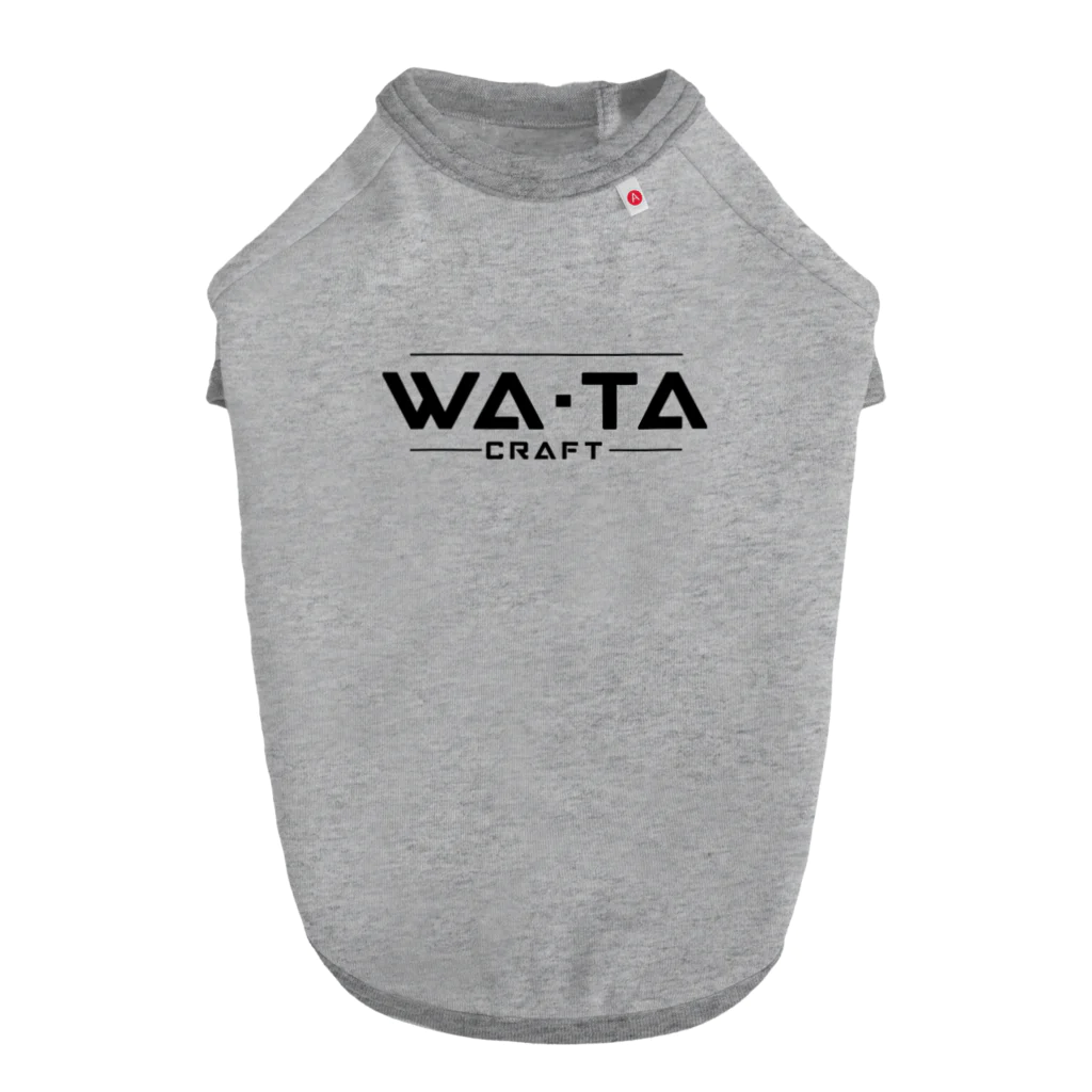 WA-TA craftのWA-TA craft オリジナルロゴ２ Dog T-shirt