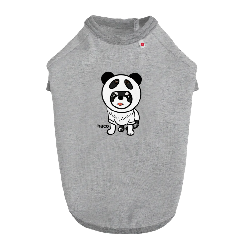 bmdesign_worksのチワワのhacoちゃん（パンダ） Dog T-shirt