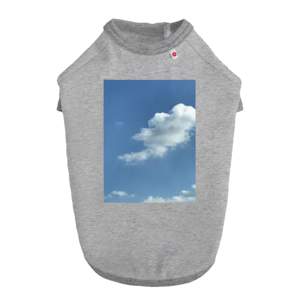 奈樹(なな)の雲✨ 晴れ☀️ 自然✨ ドッグTシャツ