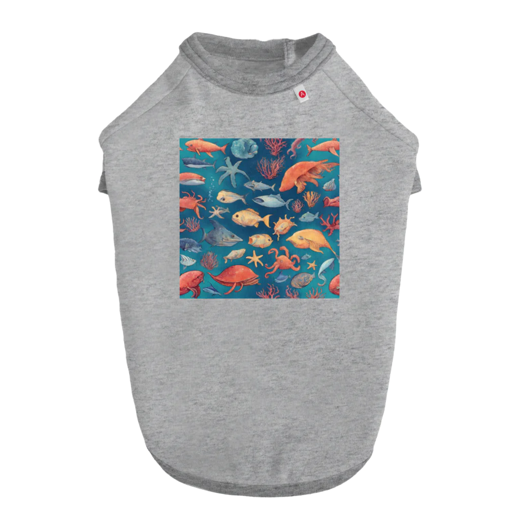 tmdayoの海洋生物 Dog T-shirt