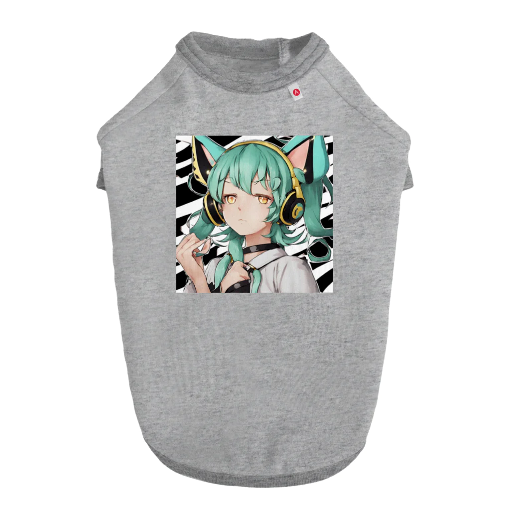 VOCALOID風な商品をのVOCALOID風 猫耳ちゃん ドッグTシャツ