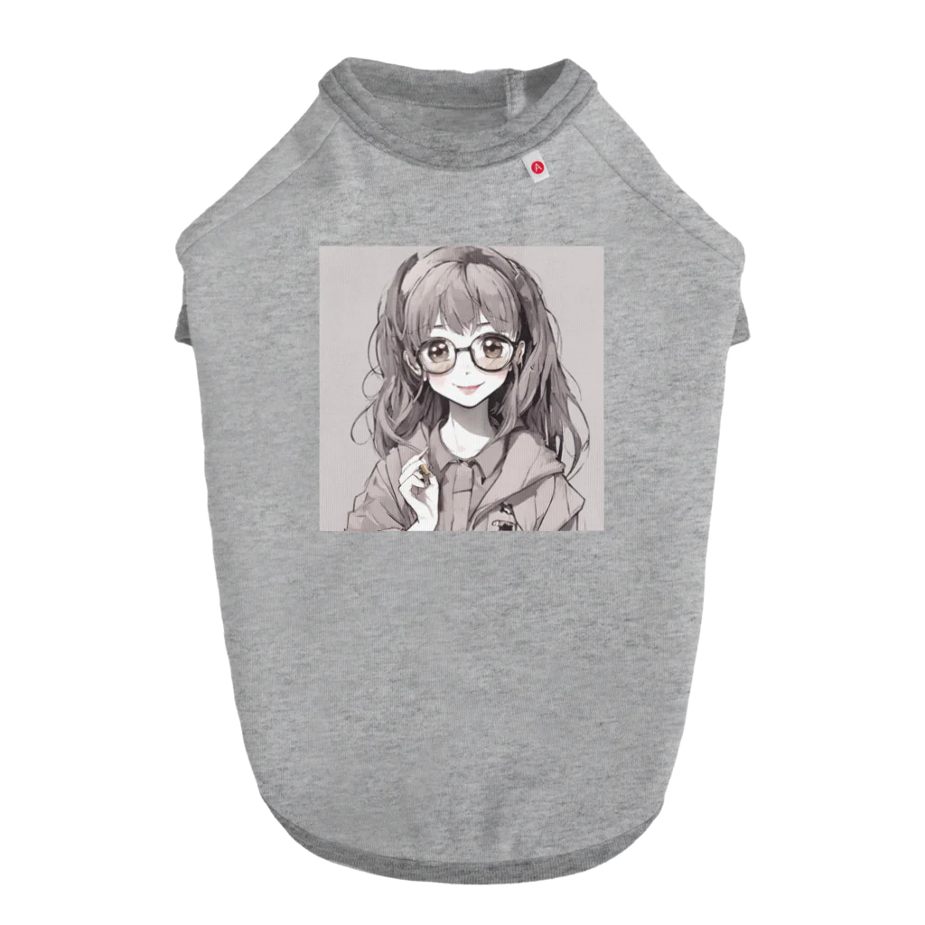 kumi_1220の可愛い女の子 ドッグTシャツ