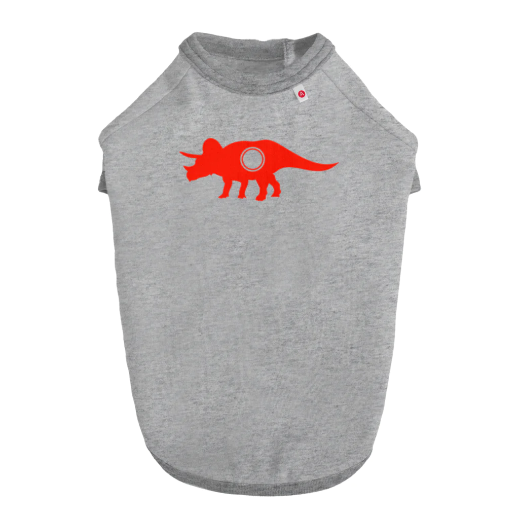 MELLOW-MELLOWのDinosaurs monogram4 ドッグTシャツ