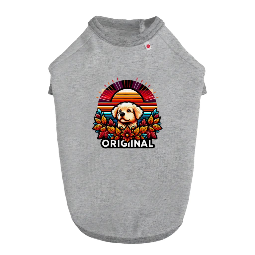 sakurafubukiのワンダフルオータムイブニング Dog T-shirt