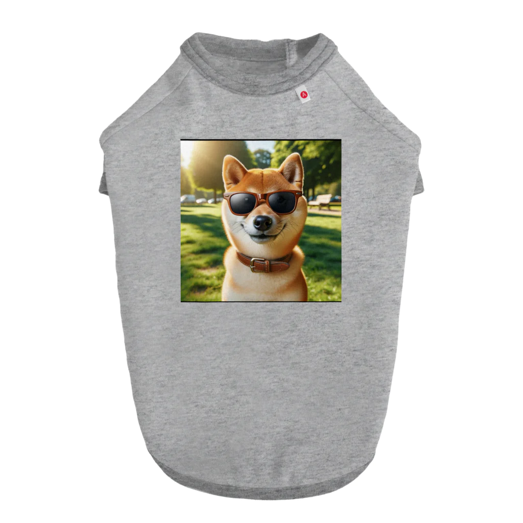 Uターン柴のグラサン柴 Dog T-shirt