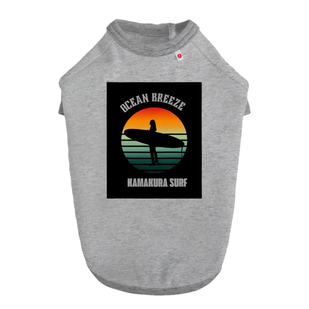 SHONAN-HIROTANのSEABREAZE KAMAKURA SURF ドッグTシャツ