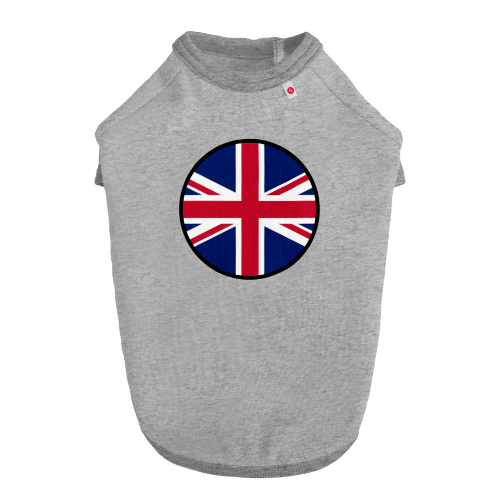 おもしろいTシャツ屋さんのイギリス England United Kingdom Great Britain Dog T-shirt