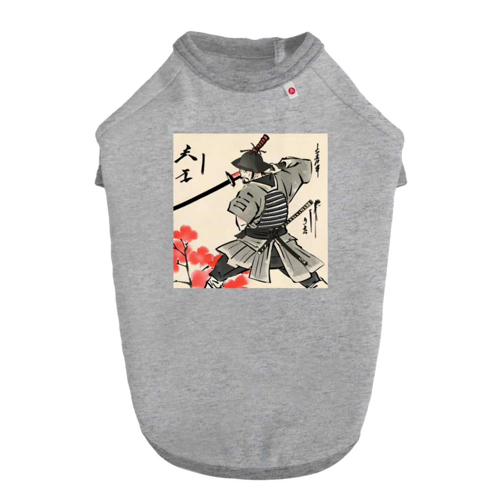 BUSHIDOUのosamuraisan Dog T-shirt