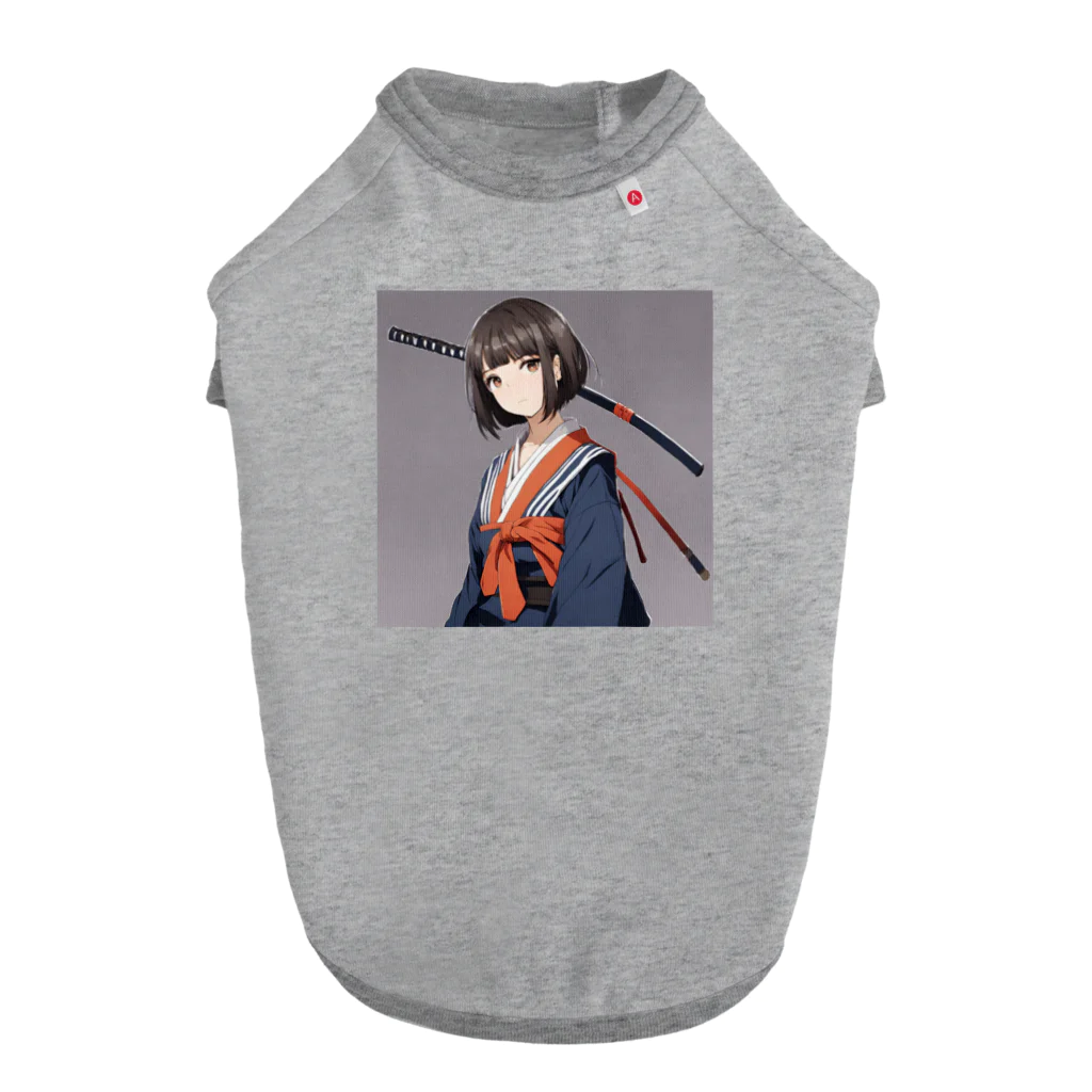 中原ひろふみのSAMURAI女史 Dog T-shirt