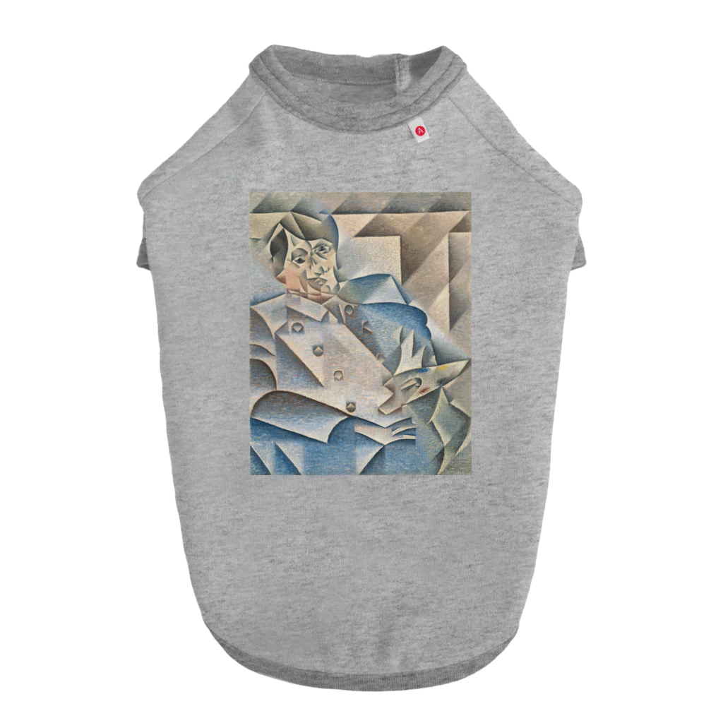 世界美術商店のピカソの肖像画 / Portrait of Pablo Picasso ドッグTシャツ