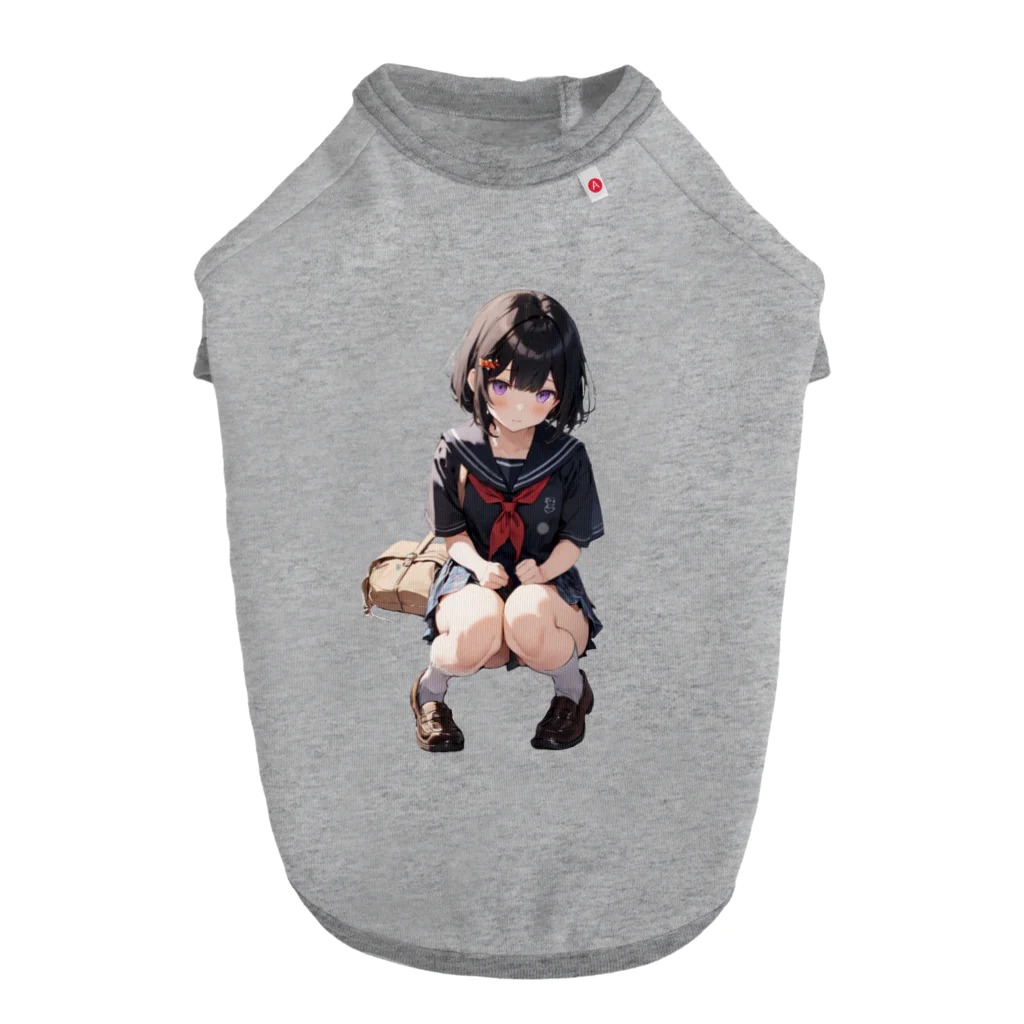 ninjyajyosiの女子高校生忍者の休日 ドッグTシャツ
