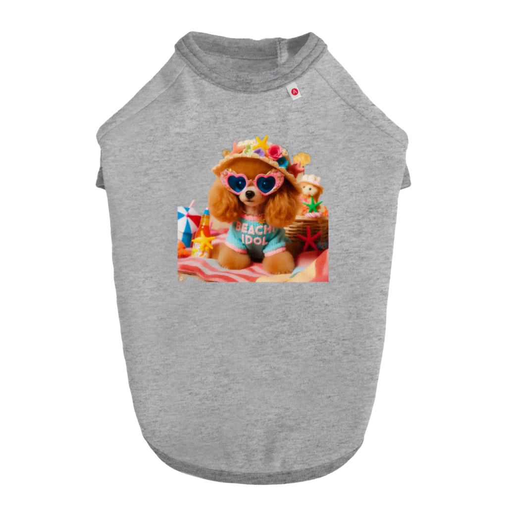 たけさくらのといぷーしか勝たん：BEACH IDOL Dog T-shirt