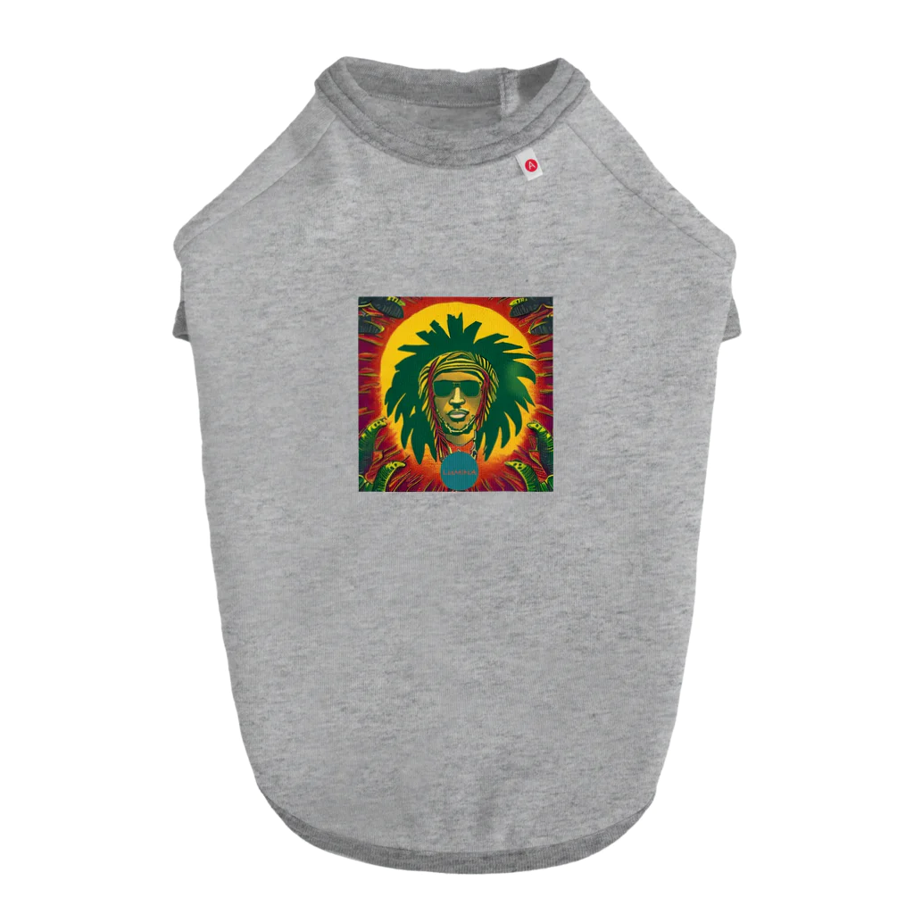 LuminaのSun and ReggaeMusic ドッグTシャツ