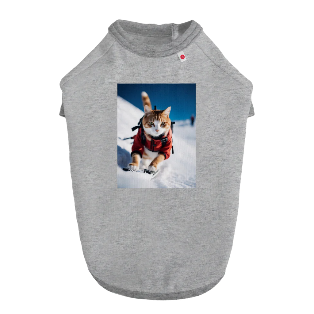 GoldCatの雪猫 Dog T-shirt